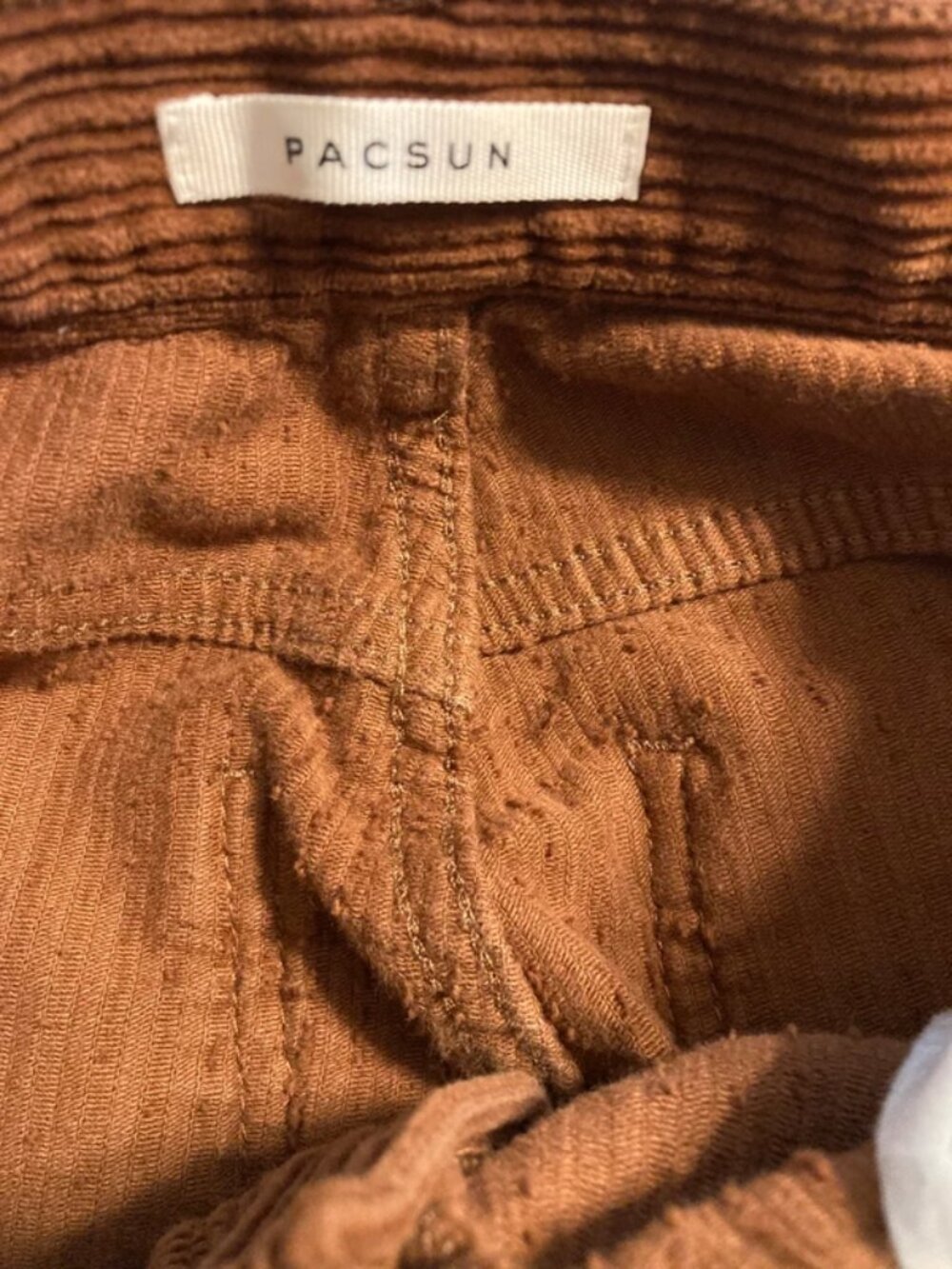 Pacsun Brown Corduroy Baggy Carpenter Pants Y2K, Grunge - Picture 6 of 7